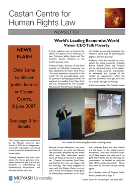 Newsletter Mar 2007