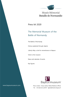 Press Kit 2020 the Memorial Museum of the Battle of Normandy