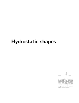 Hydrostatic Shapes