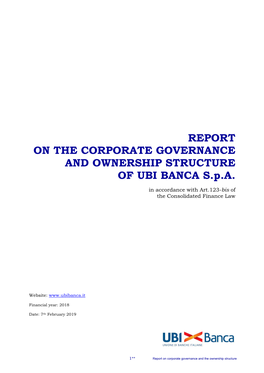 UBI BANCA S.P.A