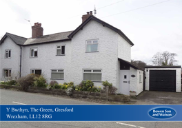 Y Bwthyn, the Green, Gresford Wrexham, LL12