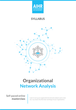 Syllabus Organizational Network Analysis V2.2
