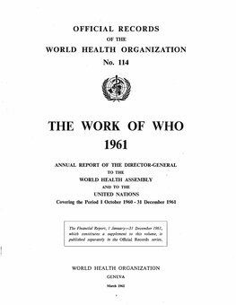 The Work of Who 1961