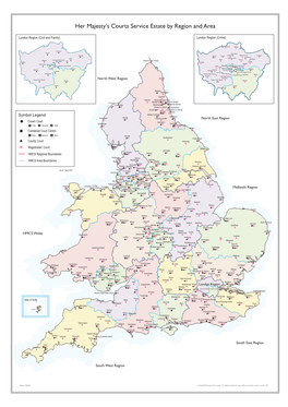 HMCS Estate by Region & Estates