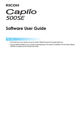 Software User Guide