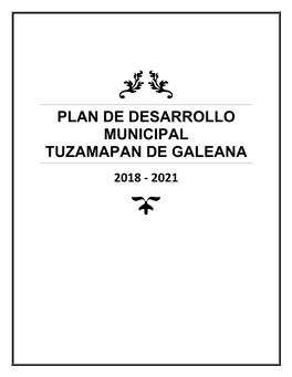 Plan De Desarrollo Municipal Tuzamapan De Galeana 2018 - 2021