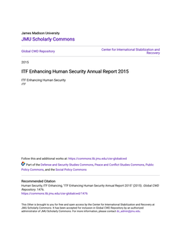ITF Enhancing Human Security Annual Report 2015