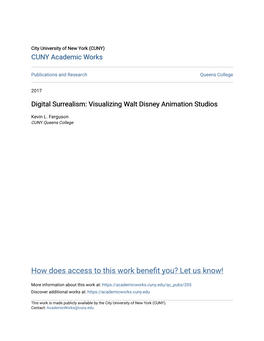 Digital Surrealism: Visualizing Walt Disney Animation Studios