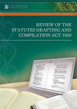 Review of the Statutes Drafting and Compilation Act 1920