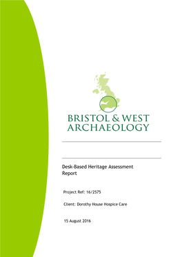 Desk-Based Heritage Assessment Report