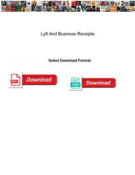 Lyft and Business Receipts