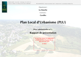 Plan Local D'urbanisme (PLU)
