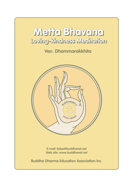 Metta Bhavanabhavana Loving-Kindnessloving-Kindness Meditationmeditation Ven