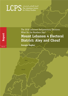 Mount Lebanon 4 Electoral District: Aley and Chouf