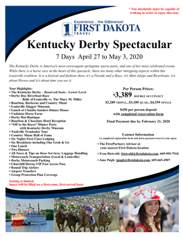 Kentucky Derby Spectacular