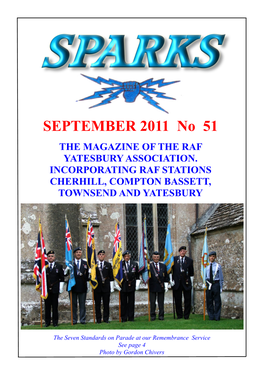 The Magazine of the Raf Yatesbury Association. Incorporating Raf Stations Cherhill, Compton Bassett, Townsend and Yatesbury