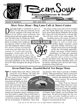 Dog Lane Café @ Storrs Center Og Lane Café Is Scheduled to Open in the Menu at Dog Lane Café Will Be Modeled Storrs, CT Later This Year
