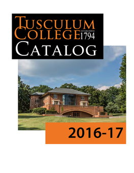 2016-17 2016-2017 Catalog