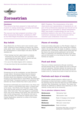Chap 3 Zoroastrian-Factsheet.Pdf