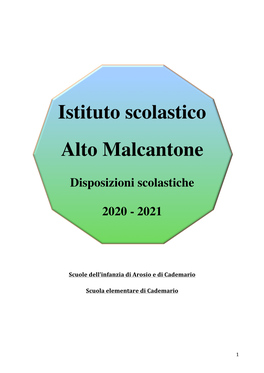 Istituto Scolastico Alto Malcantone