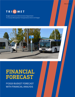 FY2020 Financial Forecast Executive Summary April 2019