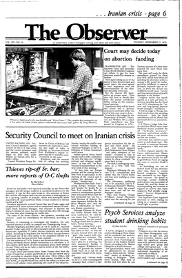 Security Council to Meet on Iranian Crisis Outside the Mother