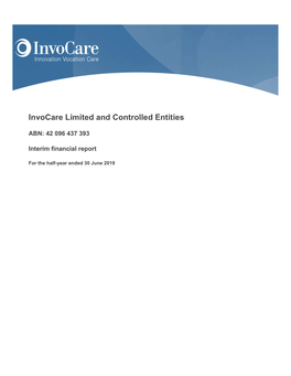 Invocare Limited and Controlled Entities