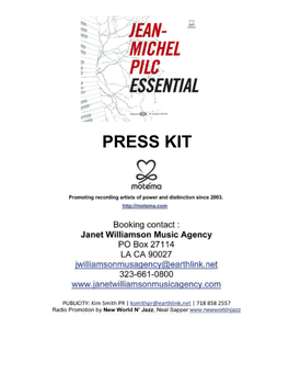 Press Kit Index
