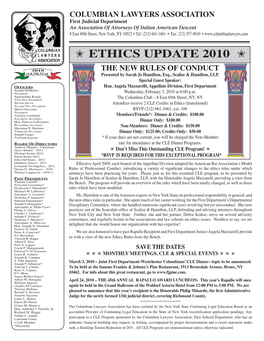 L Ethics Update 2010 L