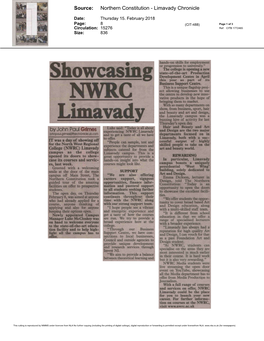 Showcasing NWRC