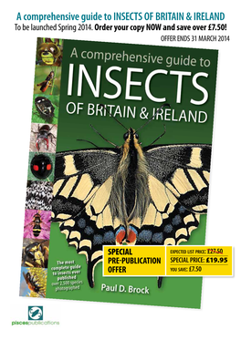 A Comprehensive Guide to Insects of Britain & Ireland