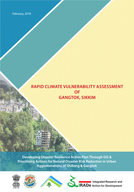 Rapid Climate Vulnerability Assessment of Gangtok, Sikkim