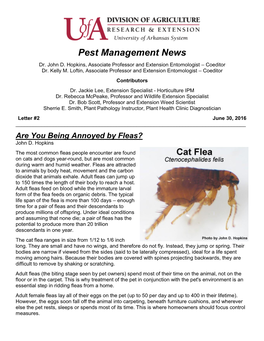 Pest Management News