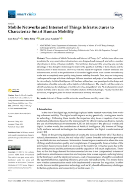Mobile Networks and Internet of Things Infrastructures to Characterize Smart Human Mobility