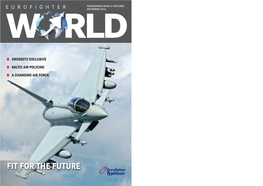 Eurofighter World Editorial 2016 • Eurofighter World 3