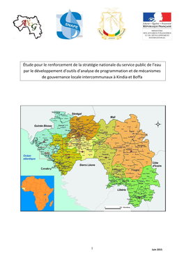 Étude Pour Le Renforcement De La Stratégie Nationale Du Service Public De L'eau Par Le Développement D'outils D'analyse