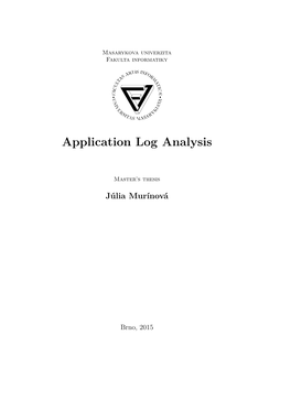 Application Log Analysis