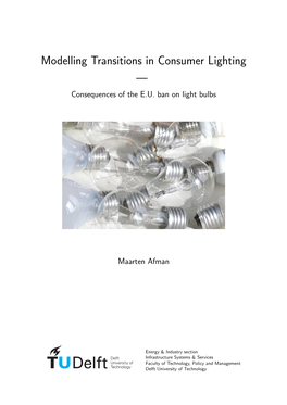 Modelling Transitions in Consumer Lighting — Consequences of the E.U