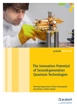 The Innovation Potential of Second-Generation Quantum Technologies (Acatech IMPULSE)