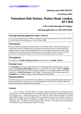 Tottenham Hale Station, Station Road, London, N17 9LR
