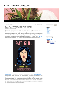 “Rat Girl”, De Kristin Hersh