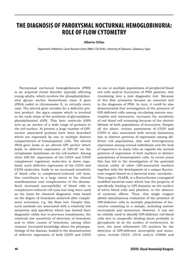 The Diagnosis of Paroxysmal Nocturnal Hemoglobinuria: Role of Flow Cytometry