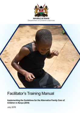 Facilitator's Training Manual