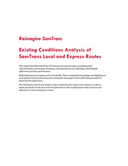 Local and Express Route Profiles