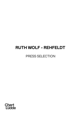 Ruth Wolf - Rehfeldt