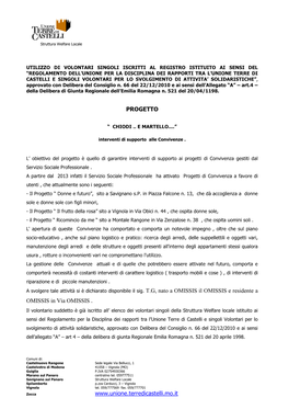 PROGETTO OMISSIS in Via