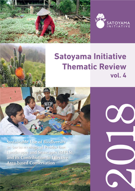 Satoyama Initiative Thematic Review Vol. 4