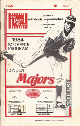 1984 London Majors Program