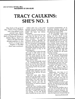 Tracy Caulkins: She's No