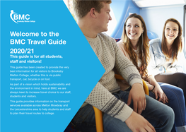 Welcome to the BMC Travel Guide 2020/21